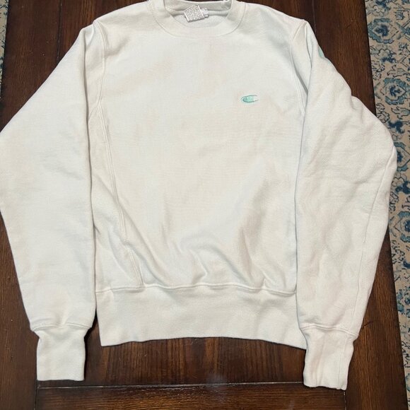 Champion White Spirit Jersey Long Sleeve Reverse Weave Sweatshirt Women's XS - Picture 2 of 6